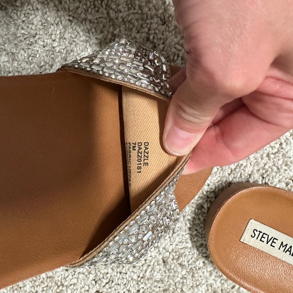 Steve Madden used dazzle sandals size 7 - Picture 4 of 4